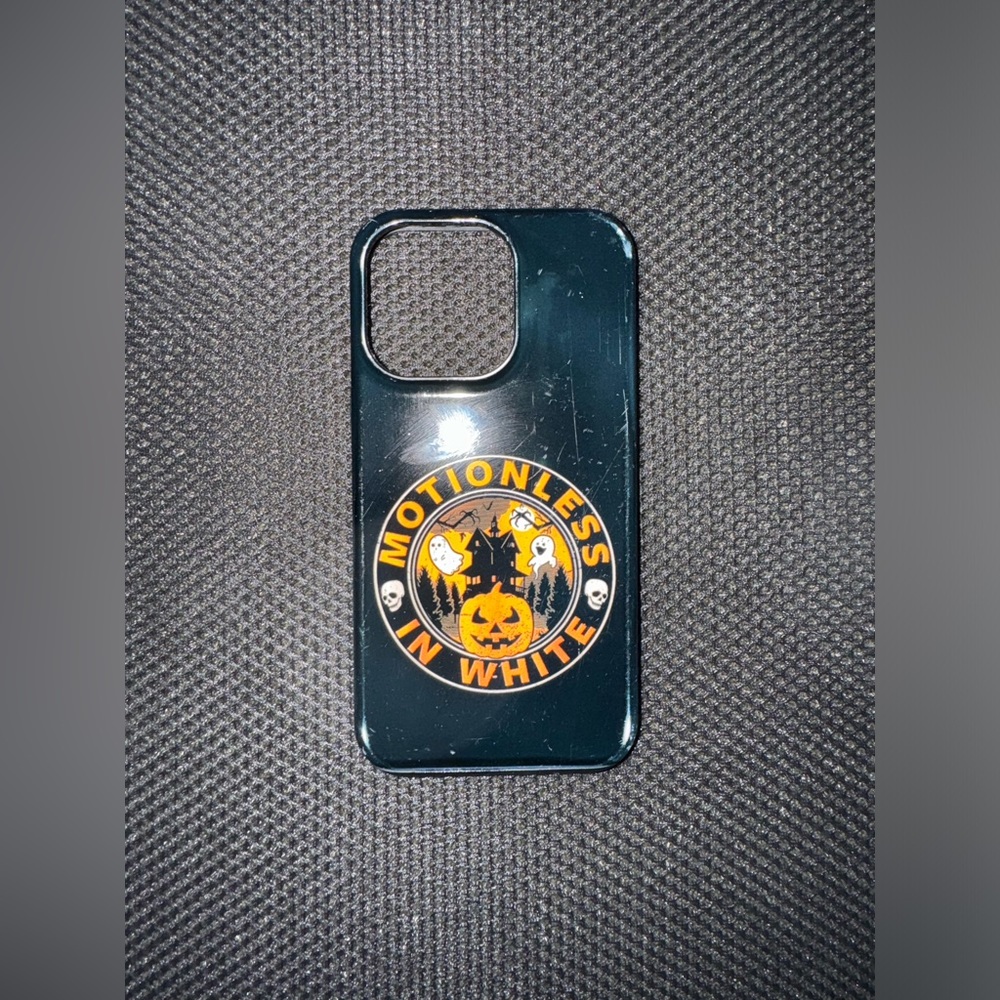 amazon "miw halloween pumpkin" phone case - iphone 13 pro - black